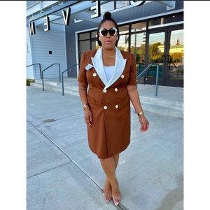 Vintage Tuxedo Style Dress